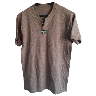 Pre-owned Cacharel Camel Cotton T-shirt