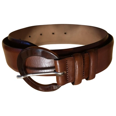 Pre-owned Orciani Leather Belt