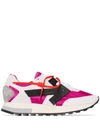 Off-white White And Pink Arrow Low-top Runner Sneakers