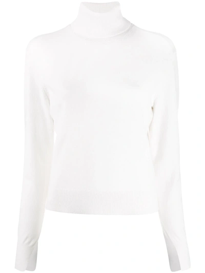 Chloé Roll-neck Jumper In White