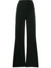 Norma Kamali High-waist Loose Fit Trousers In Black