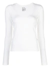 Helmut Lang Women's Dynamic Long-sleeve T-shirt In White