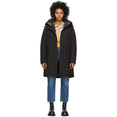 Canada Goose Black Down Ellesmere Parka In 61 Black