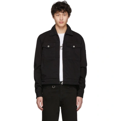 Random Identities Black Denim Jacket | ModeSens