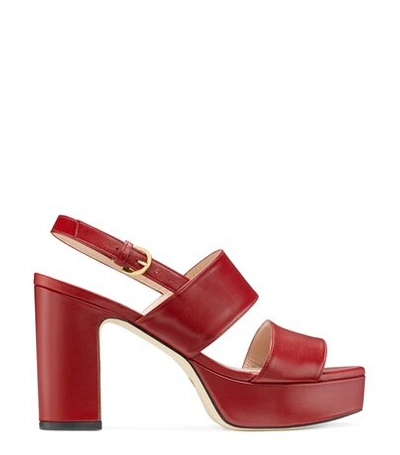 Stuart Weitzman Ono In Chile Red Leather