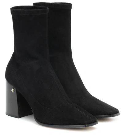 Jimmy Choo Bryelle 65 Suede Ankle Boots In Black