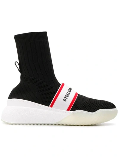 Stella Mccartney Black Slip On Sneakers