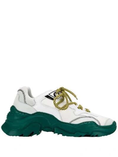 N°21 Billy Chunky Sneakers In Whitegreen