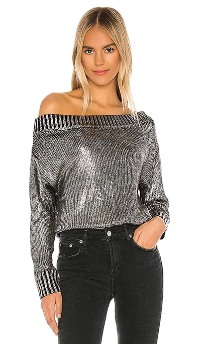 Superdown Marla Sweater In Metallic