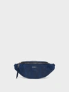 Dkny Sally Leather Belt Bag, Created For Macy's In Royal Blue