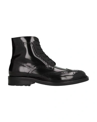 Saint Laurent Ankle Boots In Black