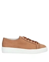 Santoni Sneakers In Brown