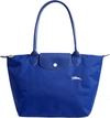 Longchamp Le Pliage Club Small Shoulder Tote - Blue In Cobalt