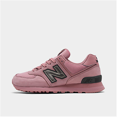 new balance women's 574 rose gold casual sneakers from finish line