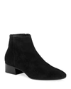 Aquatalia Women's Fuoco Weatherproof Low-heel Booties In Black