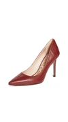 Sam Edelman Women's Hazel Pointed Toe High-heel Pumps In Spiced Red