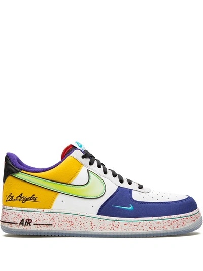 Nike Air Force 1 07 Lv8 "what The La" Sneakers In Blue