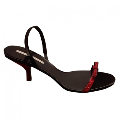 Pre-owned Marco De Vincenzo Red Sandals
