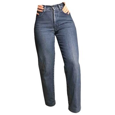 Pre-owned Moschino Blue Denim - Jeans Jeans