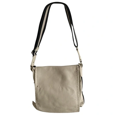 Pre-owned Bally Leather Handbag In Beige