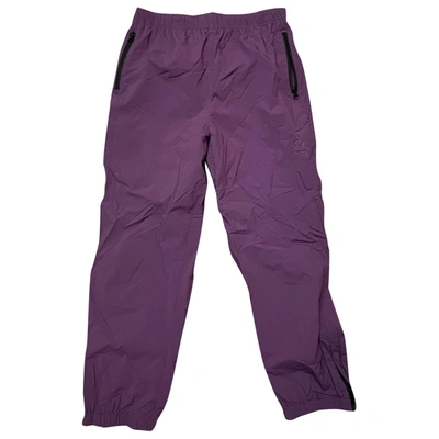 Pre-owned Stussy Large Pants In Purple