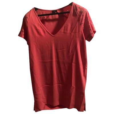 Pre-owned Joseph Red Cotton Top