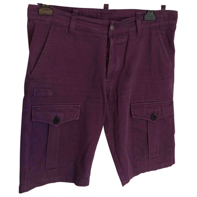 Pre-owned Iceberg Trousers In Purple