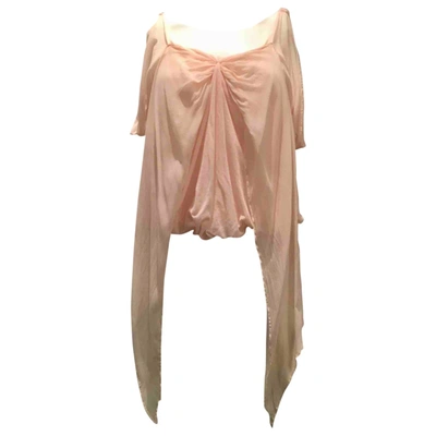 Pre-owned Vanessa Bruno Silk Waistcoat In Pink