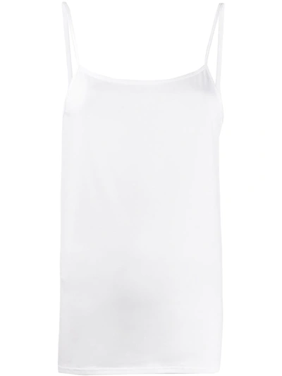 Sunspel Fitted Camisole Top In White