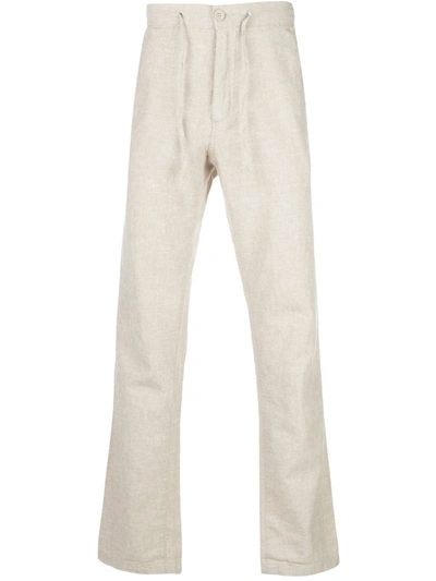 Onia Collin Linen Trousers In Neutrals