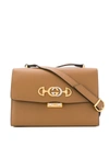 Gucci Small Zumi Shoulder Bag In Brown