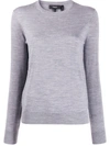 Theory Knitted Jumper In Grey