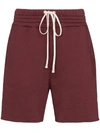 Les Tien Cotton Yacht Shorts In Red