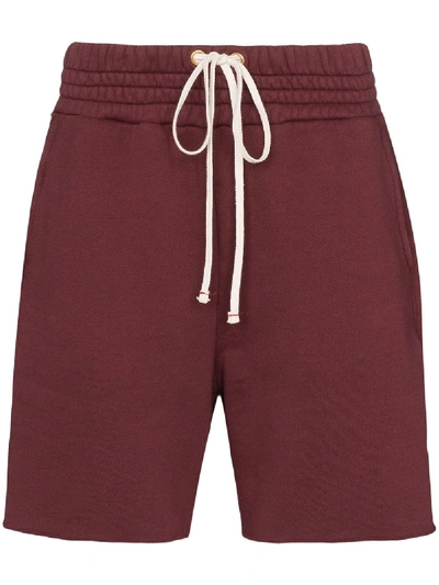 Les Tien Cotton Yacht Shorts In Red
