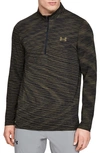 Under Armour Siphon Regular Fit Half-zip Pullover In Baroque Green/ Outpost Green