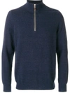 N•peal The Carnaby Cashmere Jumper In Blue