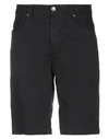 Armani Exchange Man Shorts & Bermuda Shorts Black Size 33 Cotton, Elastane