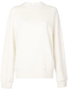 Proenza Schouler White Label Address Logo Print Sweatshirt In White
