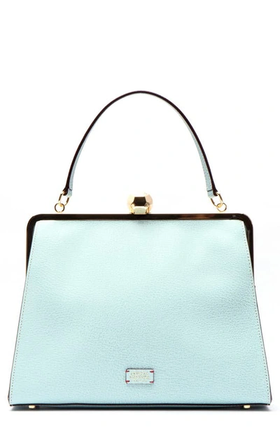 Frances Valentine Jackie Leather Bag In Light Blue