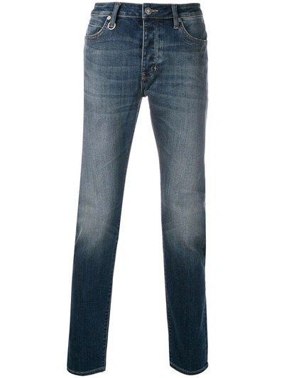 Neuw Acid Wash Jeans In Blue