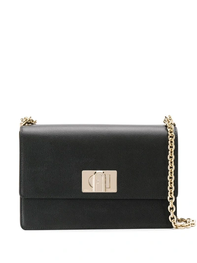 Furla 1927 Shoulder Bag In Black