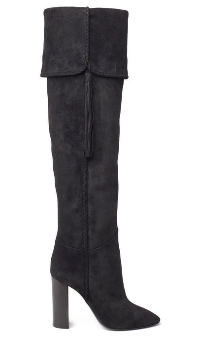 Saint Laurent Maurice Boots In Black