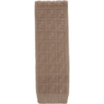 Fendi Beige 'forever ' Scarf In F0qb9 Beige