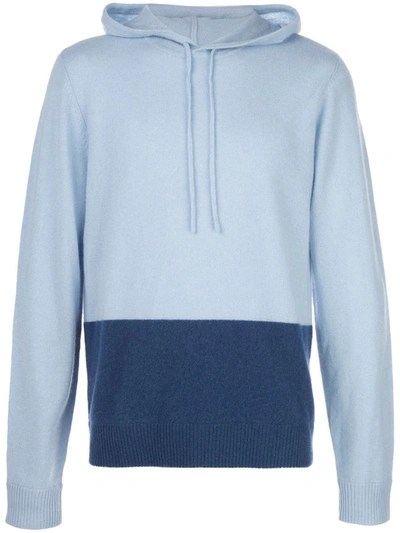 Onia Jamie Cashmere Hoody In Blue