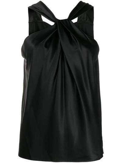 Theory Halterneck Top In Black