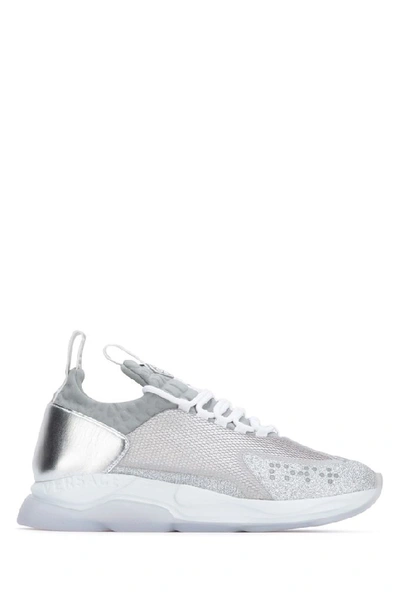 Versace Chain Reaction Sneakers In Grey