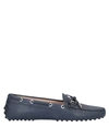 Tod's Loafers In Slate Blue