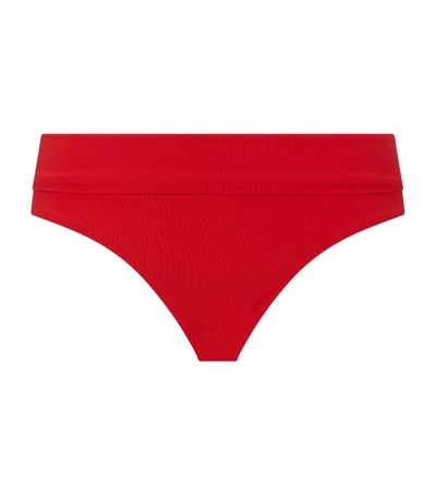 Melissa Odabash Brussels Bikini Bottoms In Red Pique