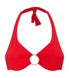 Melissa Odabash Women's Brussels Halter Bikini Top In Red