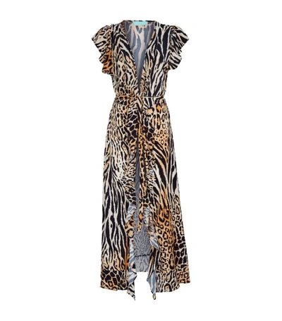 Melissa Odabash Brianna Cheetah Print Wrap Dress